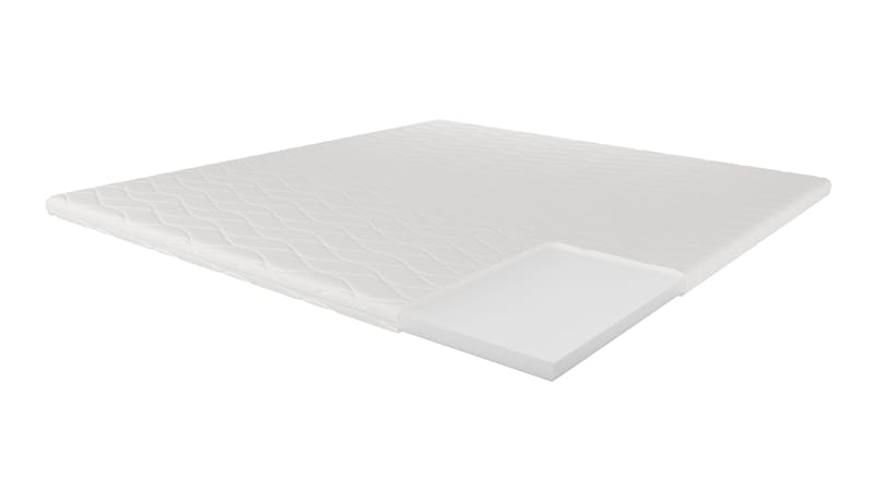 HVILA Topmadras 160x200 cm – 7 cm blød/medium memoryskum, trykaflastende med vaskbart betræk - Møbler - Senge - Madrasser - Skummadras