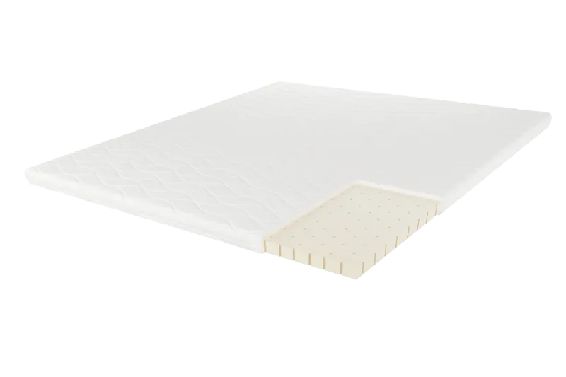 HVILA Topmadras 180x200 cm – 7 cm Medium/Fast punktelastisk latex med vaskbart betræk - Møbler - Senge - Madrasser - Skummadras