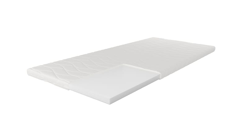 HVILA Topmadras 90x200 cm – 7 cm polyetherskum, blød/medium med vaskbart betræk - Møbler - Senge - Madrasser - Topmadras