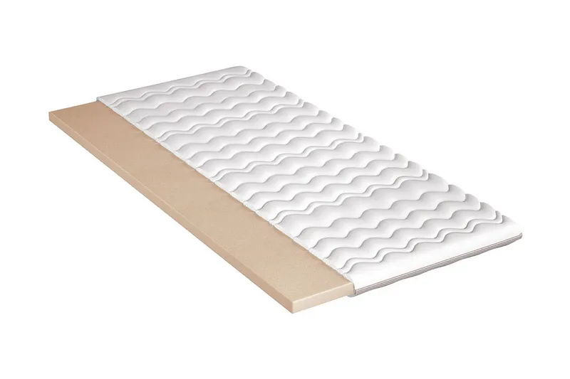 Lozzollo Topmadras 120x200 cm, Hvid