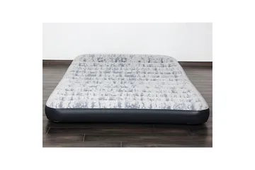 Tritech Airbed Queen Fashion Flock Oppustelig madras Grå - Bestway - Møbler - Senge - Madrasser - Luftmadrasser