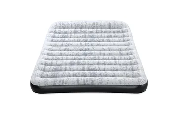 Tritech Airbed Queen Fashion Flock Oppustelig madras Grå - Bestway - Møbler - Senge - Madrasser - Luftmadrasser
