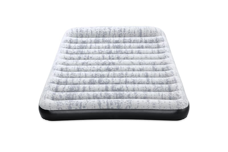 Tritech Airbed Queen Fashion Flock Oppustelig madras Grå - Bestway - Møbler - Senge - Madrasser - Luftmadrasser