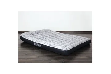 Tritech Airbed Queen Fashion Flock Oppustelig madras Grå - Bestway - Møbler - Senge - Madrasser - Luftmadrasser