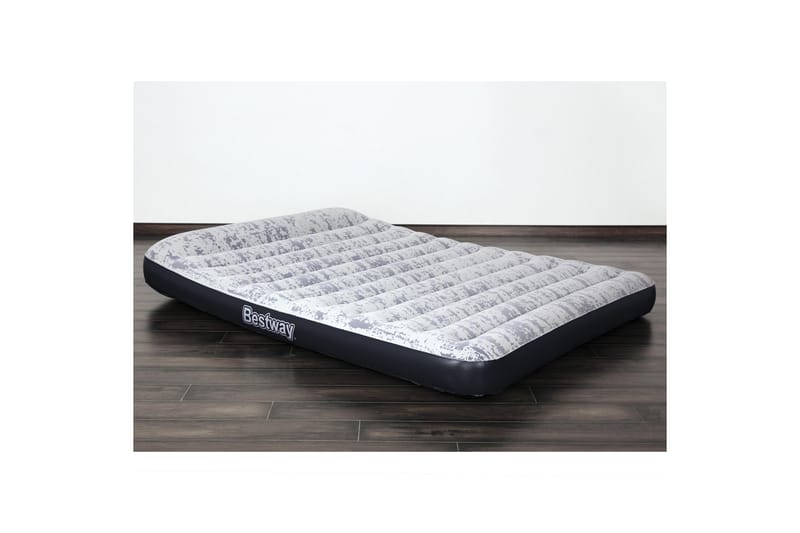 Tritech Airbed Queen Fashion Flock Oppustelig madras Grå - Bestway - Møbler - Senge - Madrasser - Luftmadrasser