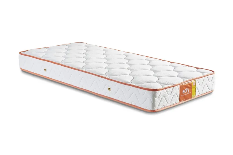 Madras Hvid| orange