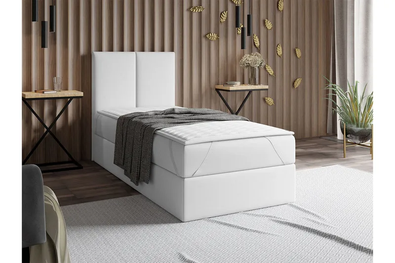 Mandula Topmadras 80 cm - Hvid - Møbler - Senge - Madrasser - Topmadras