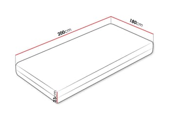 Norrbacksjö Fjedermadras 180x200 cm - Hvid - Møbler - Senge - Madrasser - Springmadras