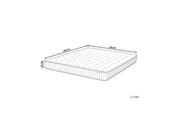 Resårgelmadrass 160x200 cm Medelfast - Møbler - Senge - Madrasser - Springmadras