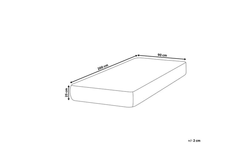 Resårmadrass 90x200 cm Fast/Fast - Møbler - Senge - Madrasser - Springmadras
