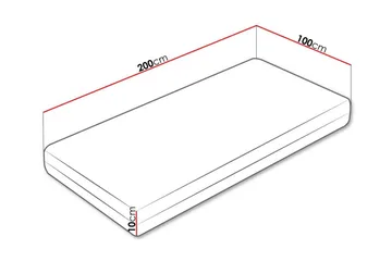 Arigna Skummadras 100x200 cm - Møbler - Senge - Madrasser - Skummadras