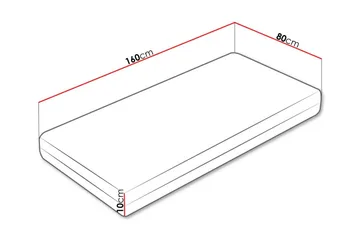 Arigna Skummadras 80x160 cm - Møbler - Senge - Madrasser - Skummadras