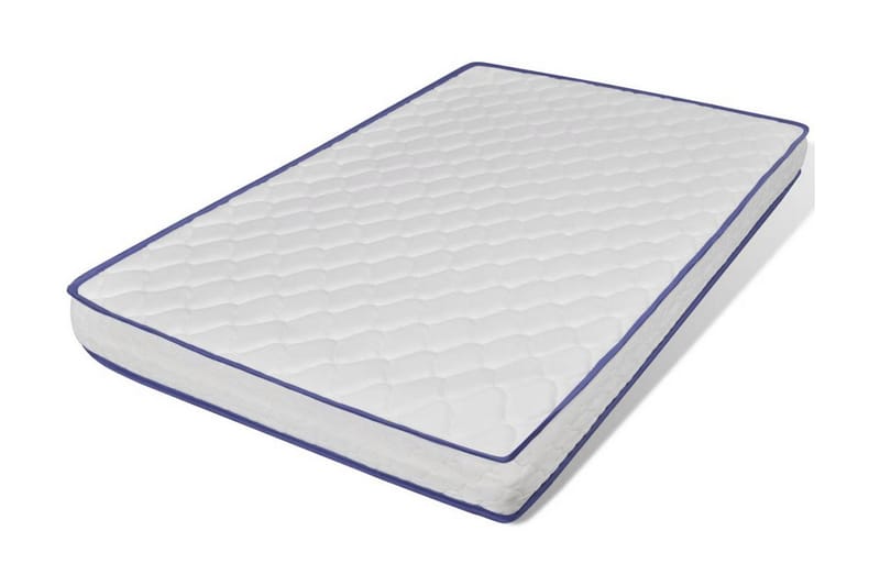Hukommelsesskummadras 200 X 120 X 17 Cm - Hvid - Møbler - Senge - Madrasser - Skummadras