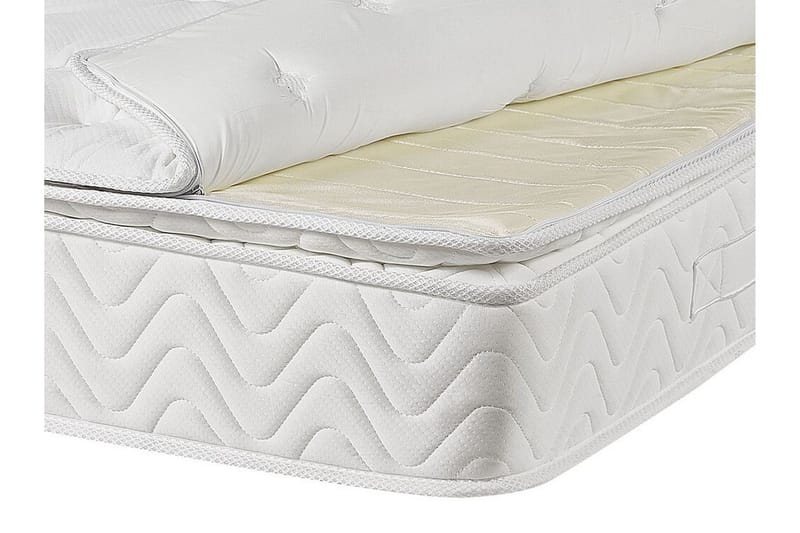 Luxusa Skummadras 140x200 cm med Aftageligt Betræk - Beige - Møbler - Senge - Madrasser - Skummadras