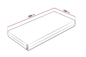 Solklint Fjærmadrass 160x200 cm - Hvid - Møbler - Senge - Madrasser - Springmadras