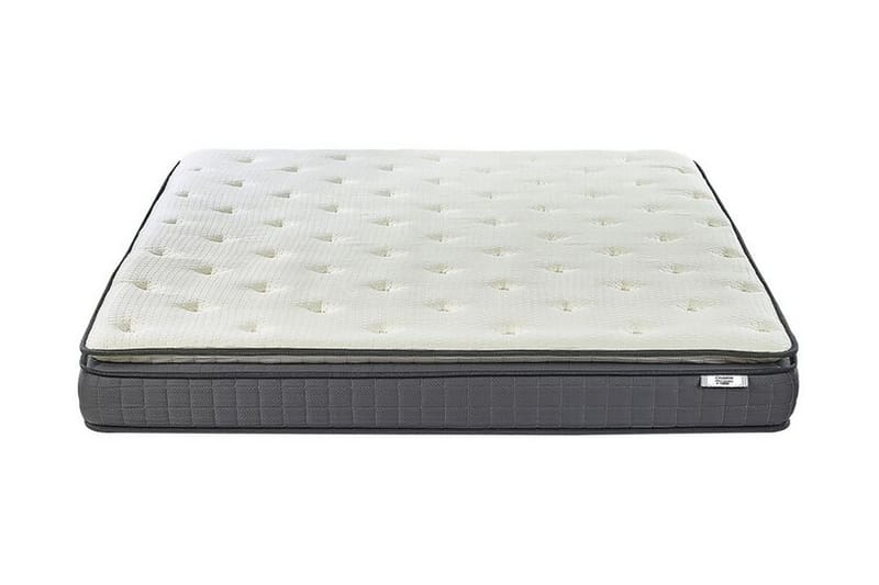 Acharm Springmadras 180x200 cm Middelfast Memoryskum - Hvid - Møbler - Senge - Madrasser - Springmadras