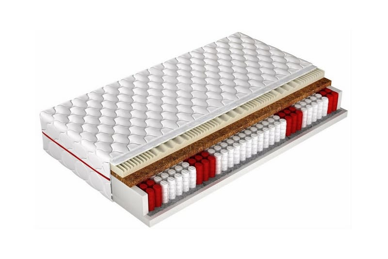Aviemore Springmadras 180x200 cm - Hvid - Møbler - Senge - Madrasser - Springmadras