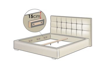 Fema Madras 200x90x18 cm - Møbler - Senge - Madrasser - Springmadras