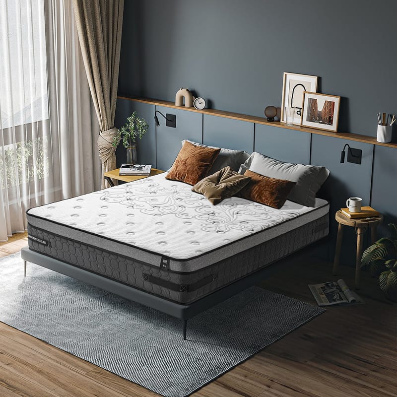 Springmadras HOME4YOU Harmony Delux 180x200x30 cm - Møbler - Senge - Madrasser - Topmadras