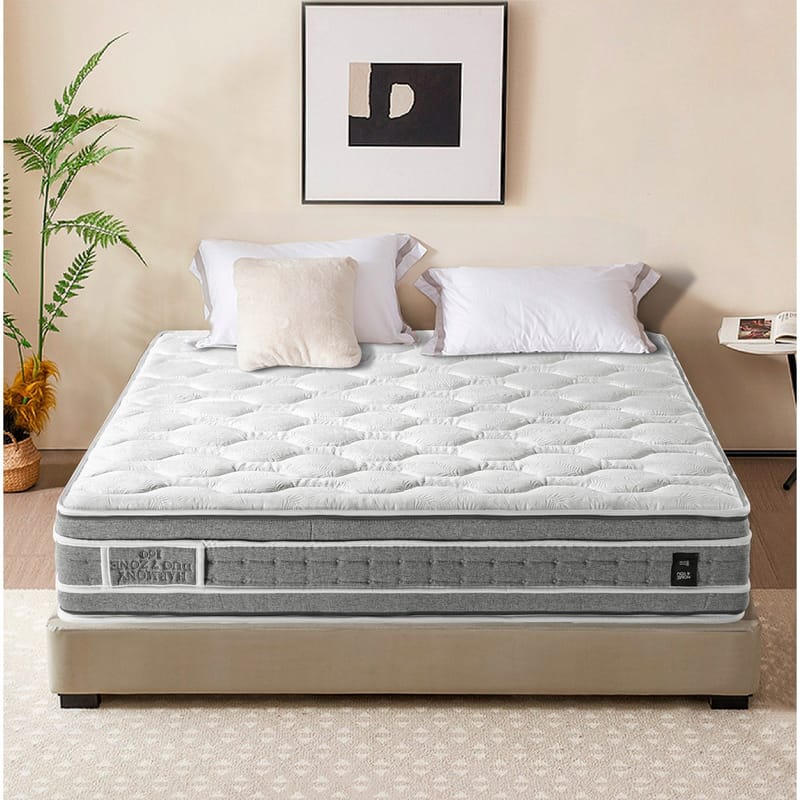 Springmadras HOME4YOU Harmony Duo 7 Zone 160x200x28 cm Vendbar - Møbler - Senge - Madrasser - Topmadras