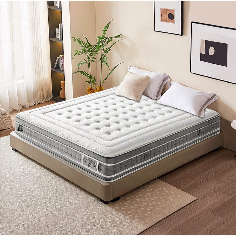 Springmadras HOME4YOU Harmony Duo 7 Zone 160x200x28 cm Vendbar - Møbler - Senge - Madrasser - Topmadras