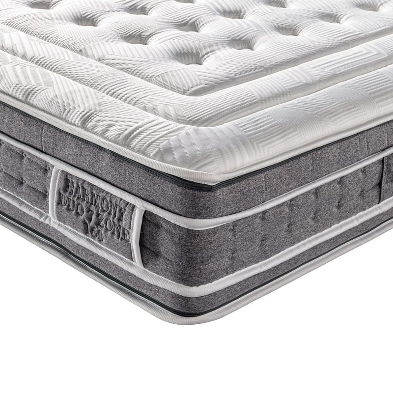 Springmadras HOME4YOU Harmony Duo 7 Zone 160x200x28 cm Vendbar - Møbler - Senge - Madrasser - Topmadras
