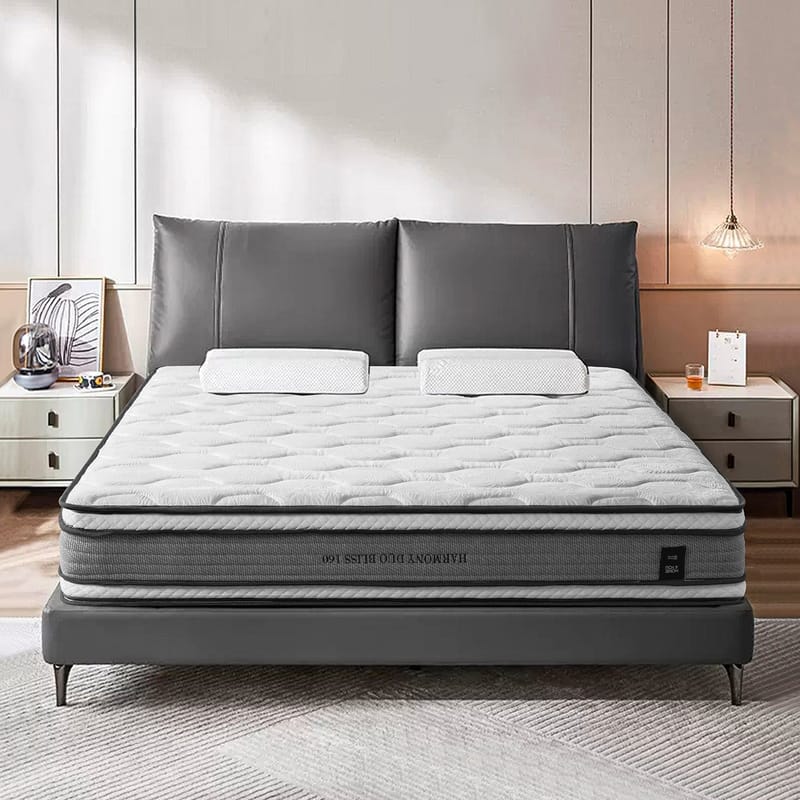 Springmadras HOME4YOU Harmony Duo Bliss 160x200x28 cm vendbar - Møbler - Senge - Madrasser - Topmadras