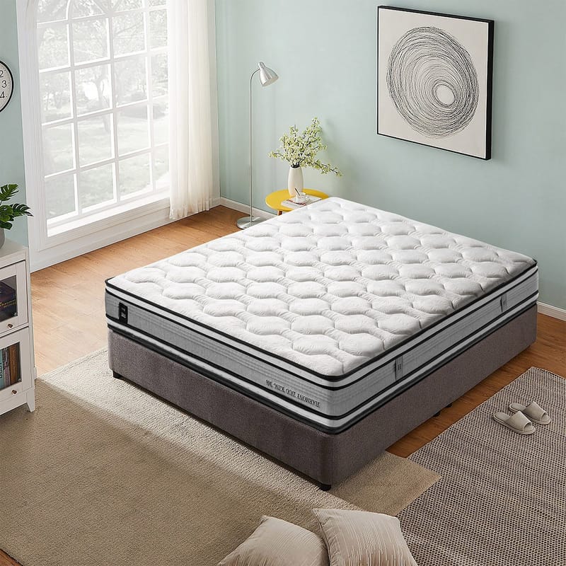 Springmadras HOME4YOU Harmony Duo King vendbar 180x200x30 cm - Møbler - Senge - Madrasser - Topmadras