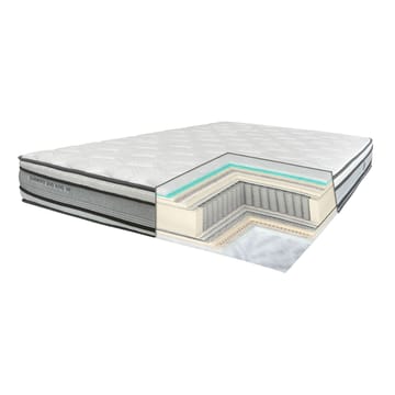 Springmadras HOME4YOU Harmony Duo King vendbar 180x200x30 cm - Møbler - Senge - Madrasser - Topmadras