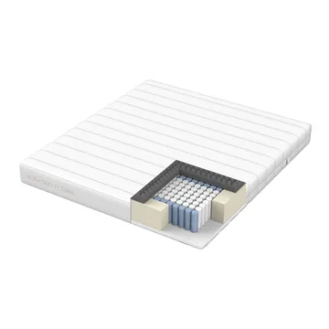 Springmadras HOME4YOU Kuka Duo 11 zoner 140x200x19 cm - Møbler - Senge - Madrasser - Topmadras