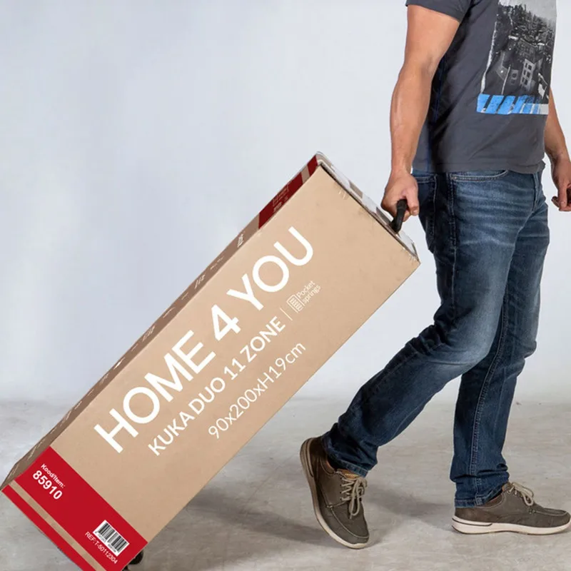 Springmadras HOME4YOU Kuka Duo 11 zoner 140x200x19 cm - Møbler - Senge - Madrasser - Topmadras