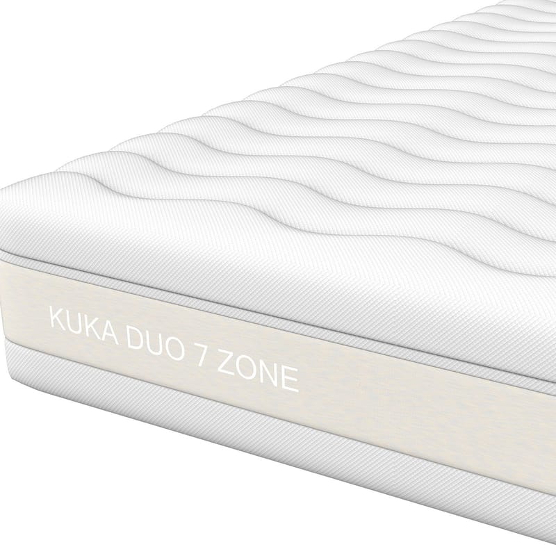 Springmadras HOME4YOU Kuka Duo 7 Zone 140x200x23 cm - Møbler - Senge - Madrasser - Topmadras