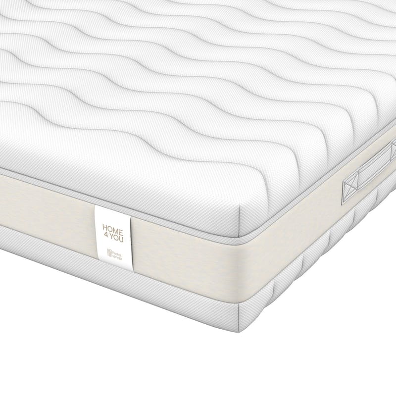 Springmadras HOME4YOU Kuka Duo 7 zoner 120x200x23 cm - Møbler - Senge - Madrasser - Topmadras