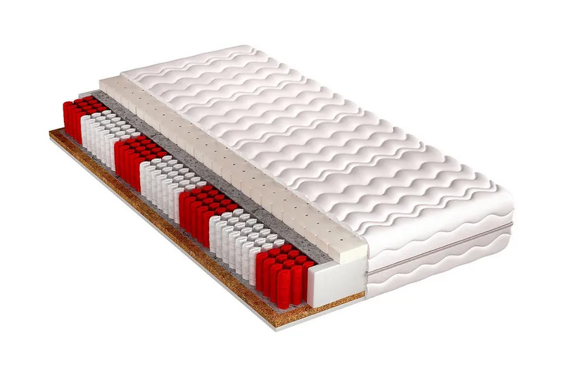 Kalifornia Madras 200x180x20 cm, Rød