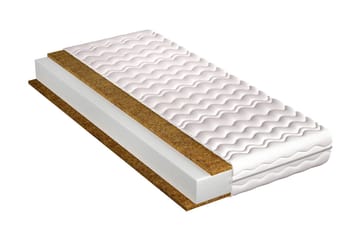Kronos Madras 200x70x15 cm - Hvid - Møbler - Senge - Madrasser - Springmadras