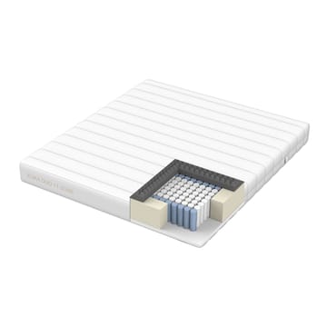 Springmadras Kuka Duo 11 zoner 90x200x19 cm - Møbler - Senge - Madrasser - Topmadras