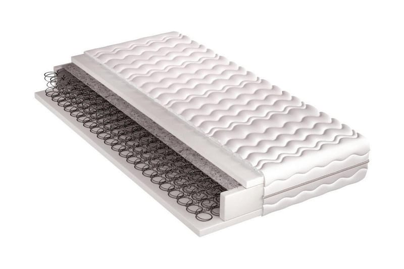 Lourosa Bonellmadras 80x200 - Hvid - Møbler - Senge - Madrasser - Springmadras