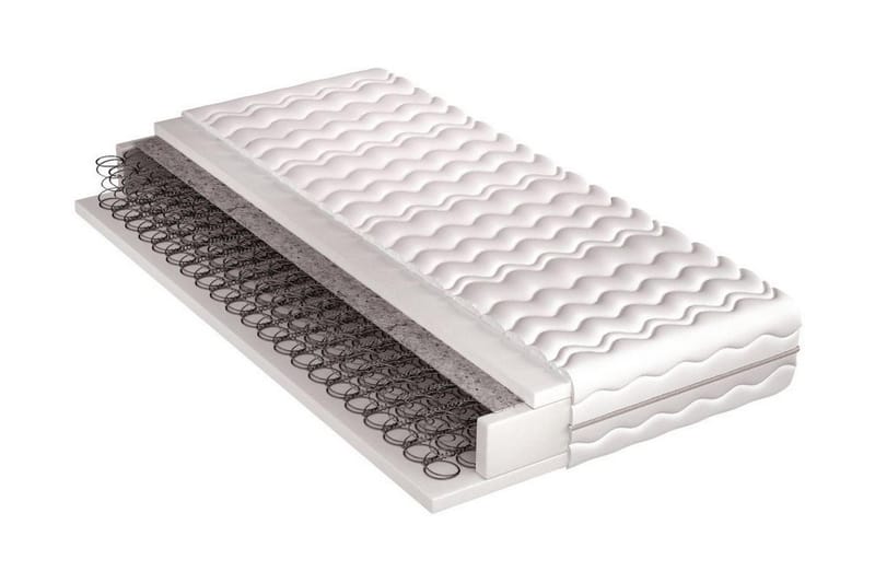 Lourosa Bonellmadras 90x200, Hvid
