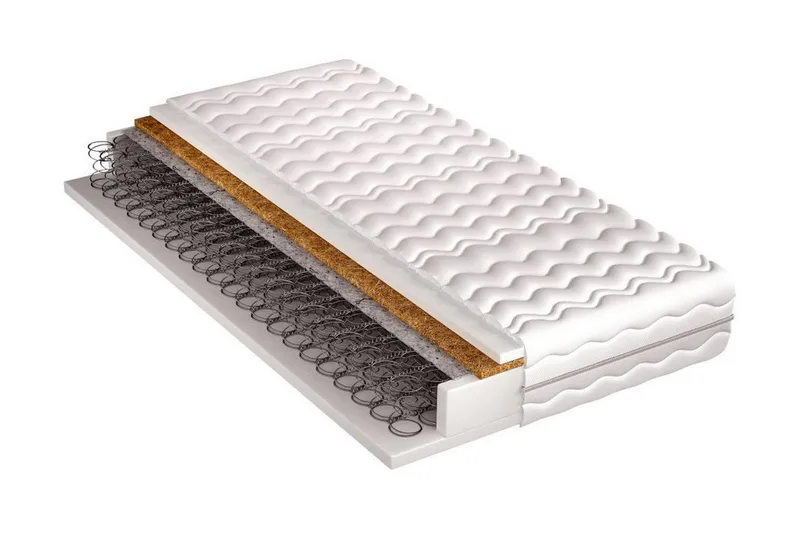 Presto Madras 200x90x18 cm, Hvid