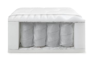 Resta Madras 90x200 cm - Hvid - Møbler - Senge - Madrasser - Springmadras