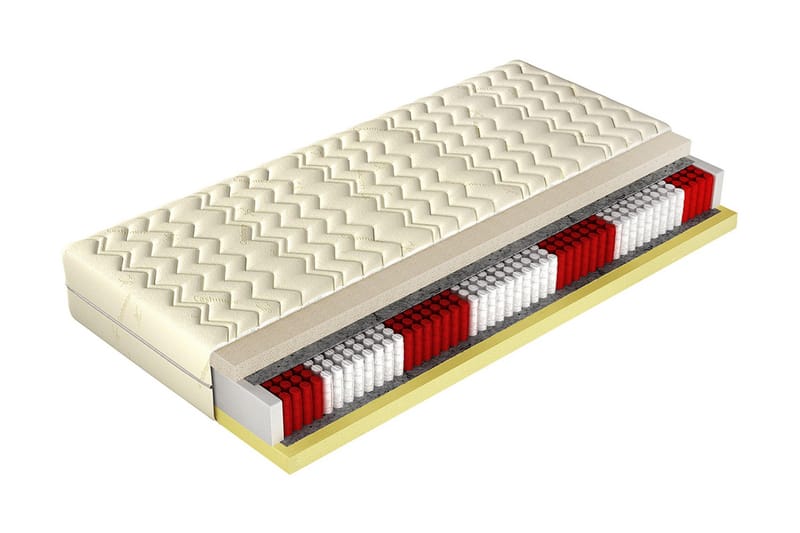 Silvio Madras 200x80x20 cm - Møbler - Senge - Madrasser - Springmadras