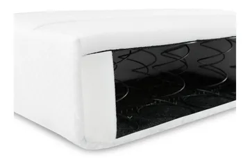 Steningsbo Fjærmadrass 80x200 cm - Hvid - Møbler - Senge - Madrasser - Springmadras