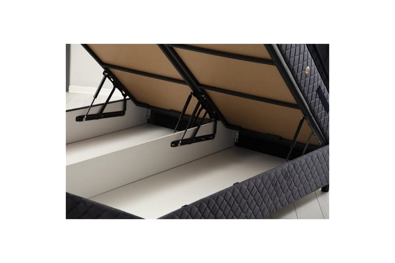 Subato Topmadras 140x200 cm - Antracit - Møbler - Senge - Madrasser - Topmadras