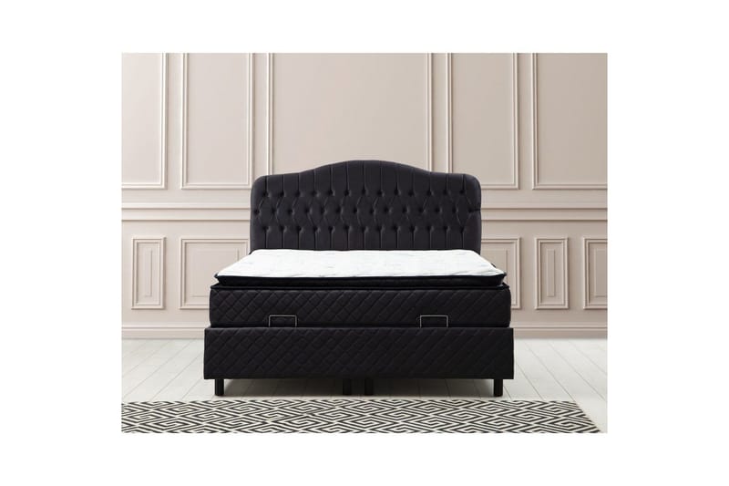 Subato Topmadras 140x200 cm - Antracit - Møbler - Senge - Madrasser - Topmadras