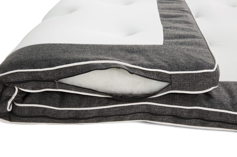 Superior Lyx Topmadras - 140 Mørkegrå - Møbler - Senge - Madrasser - Topmadras
