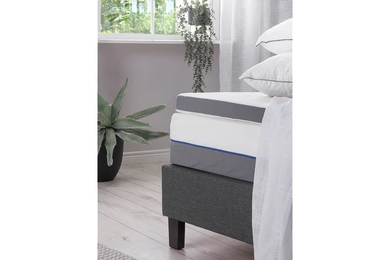 Comfy sengemadras 160 | 200 cm - Hvid - Møbler - Senge - Madrasser - Topmadras