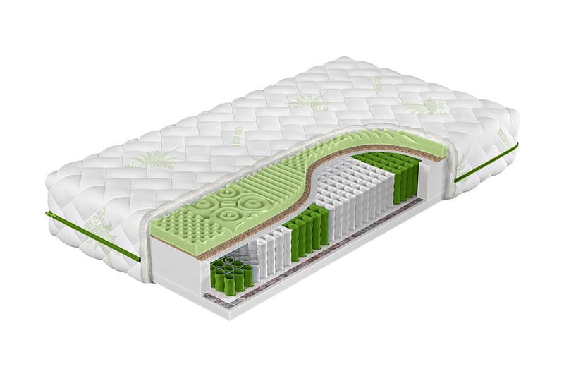 Hartsville Hard Madras 90x200 cm, Hvid