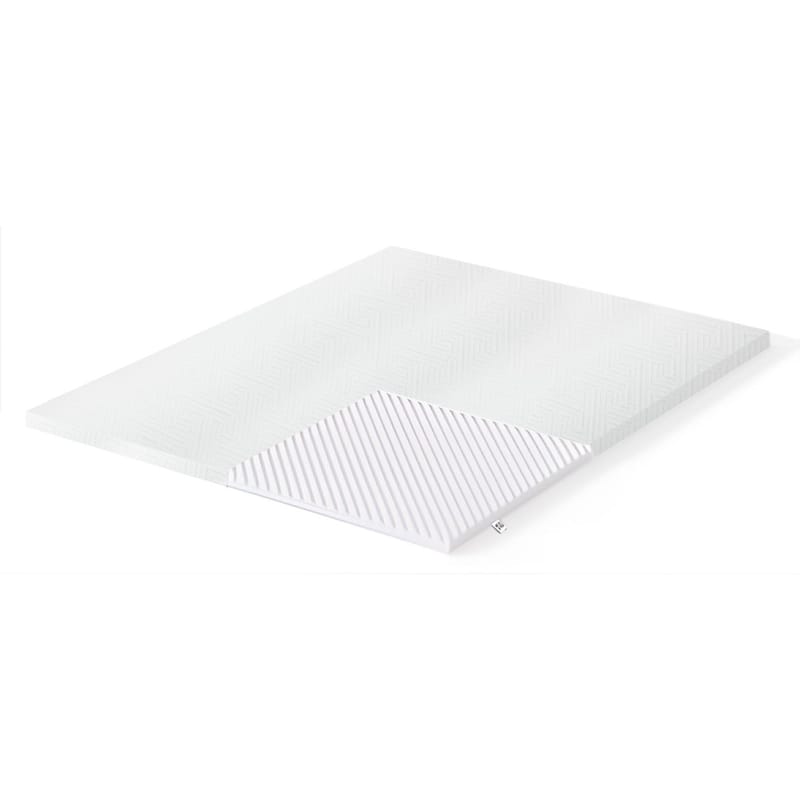 Topmadras HOME4YOU Harmony profileret skum 180x200x6 cm, hvid