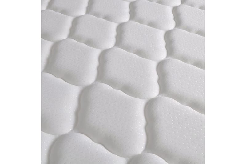Hukommelsesskummadras 200 X 140 X 17 Cm - Hvid - Møbler - Senge - Madrasser - Topmadras