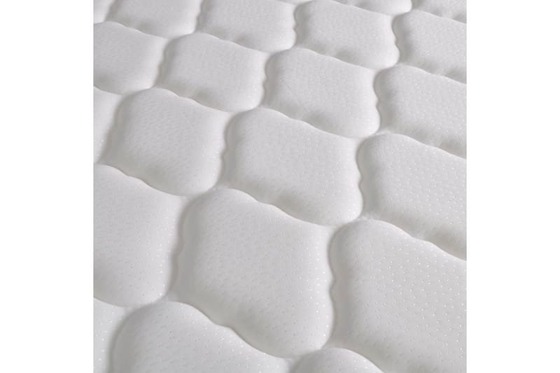 Hukommelsesskummadras 200 X 160 X 17 Cm - Hvid - Møbler - Senge - Madrasser - Topmadras